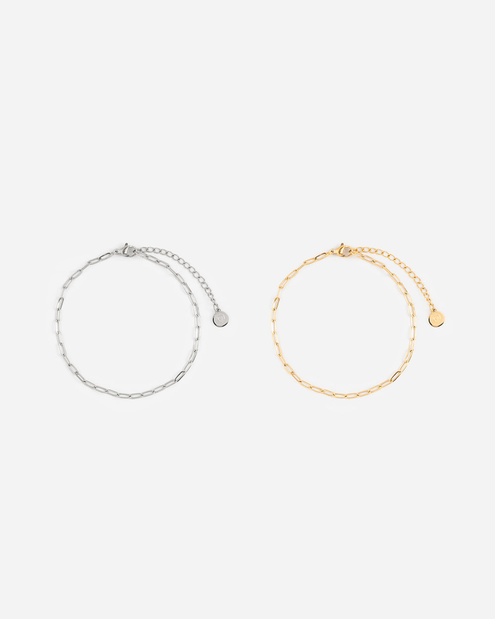 ANKLET Link Chains - Silver
