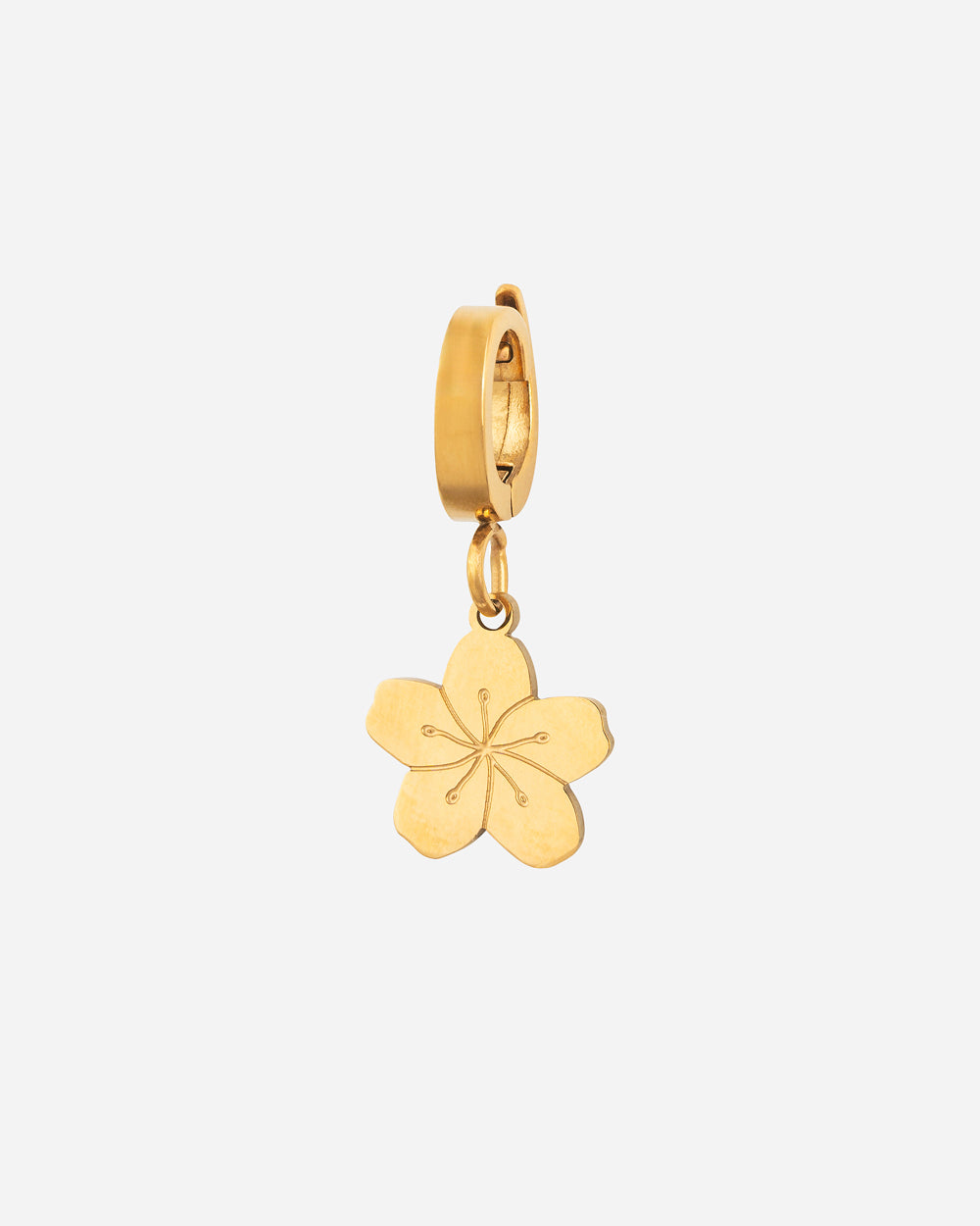 CHARM Tropical Flower - Gold