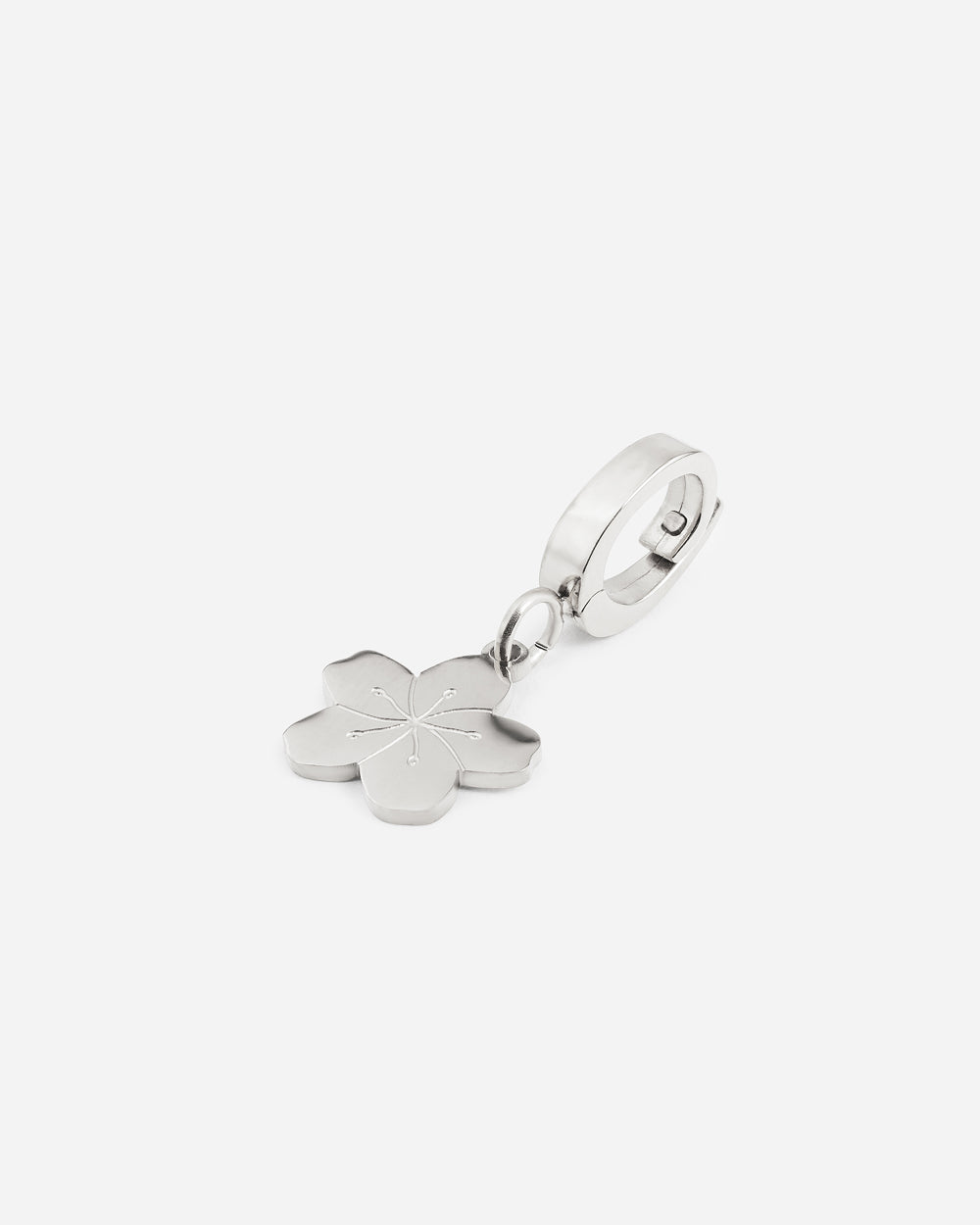 CHARM Tropical Flower - Silver